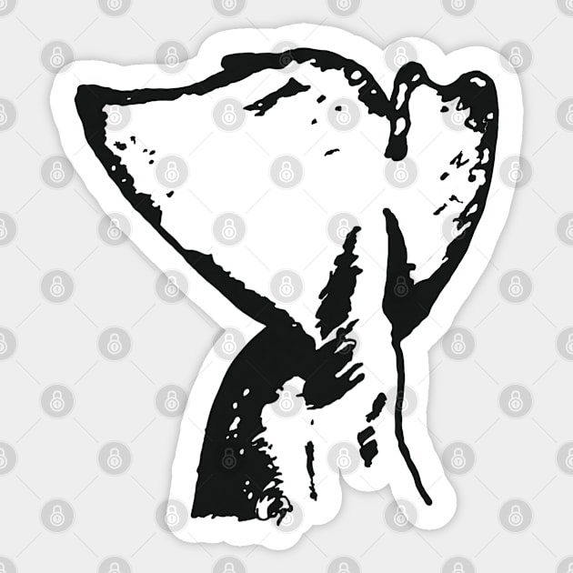 Beluga Fluke Series #2 Sticker by Marina Rehder